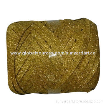 Jumbo glitter gift ribbon egg, Unique machine and shape in sizes 5mm x 100mNew